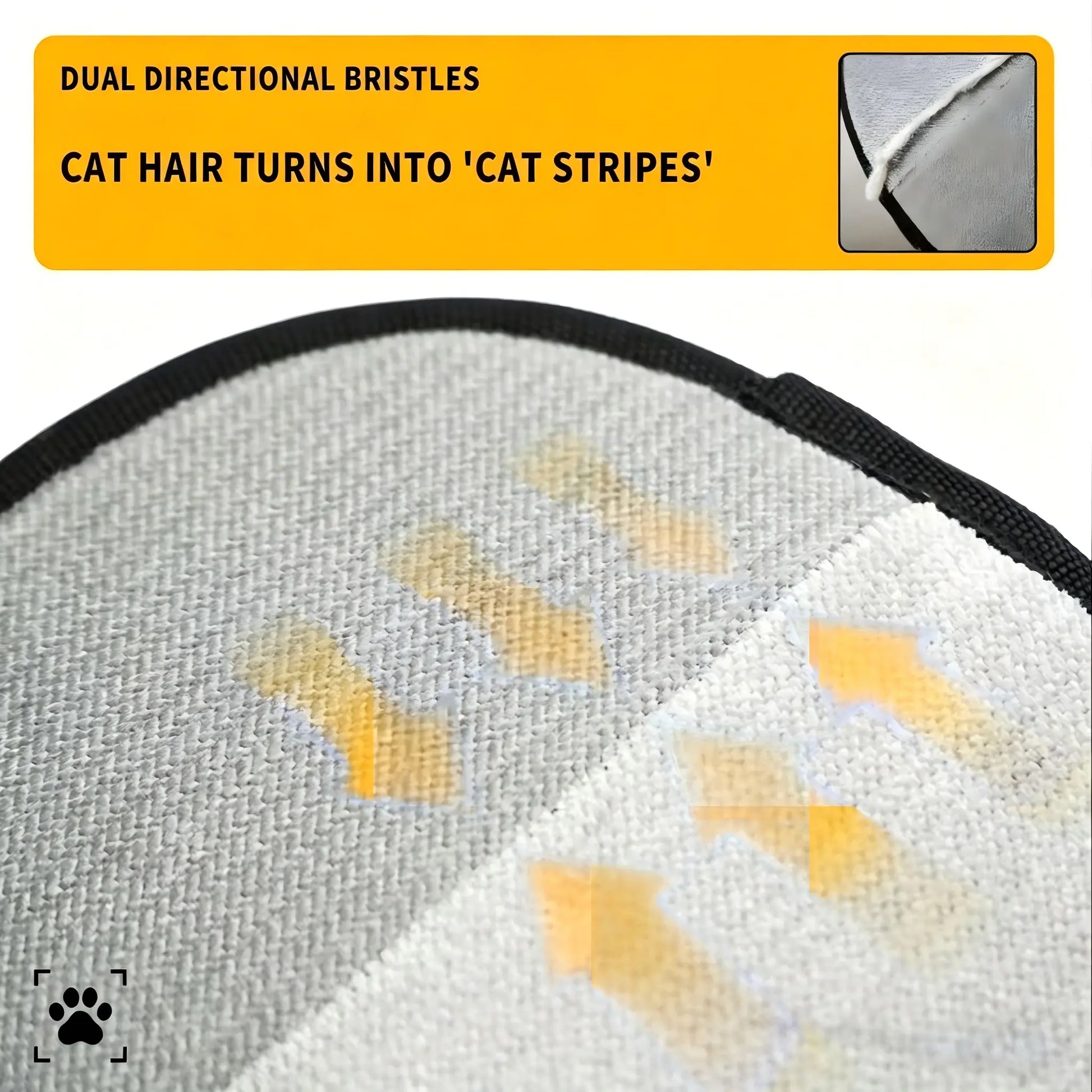 Electrostatic Pet Hair Remover Gloves - Two-Way Brush for Efficient Grooming and Cleaning of Cat and Dog Hair from Furniture, Carpets, and Car Seats - Reusable and Eco-Friendly Solution