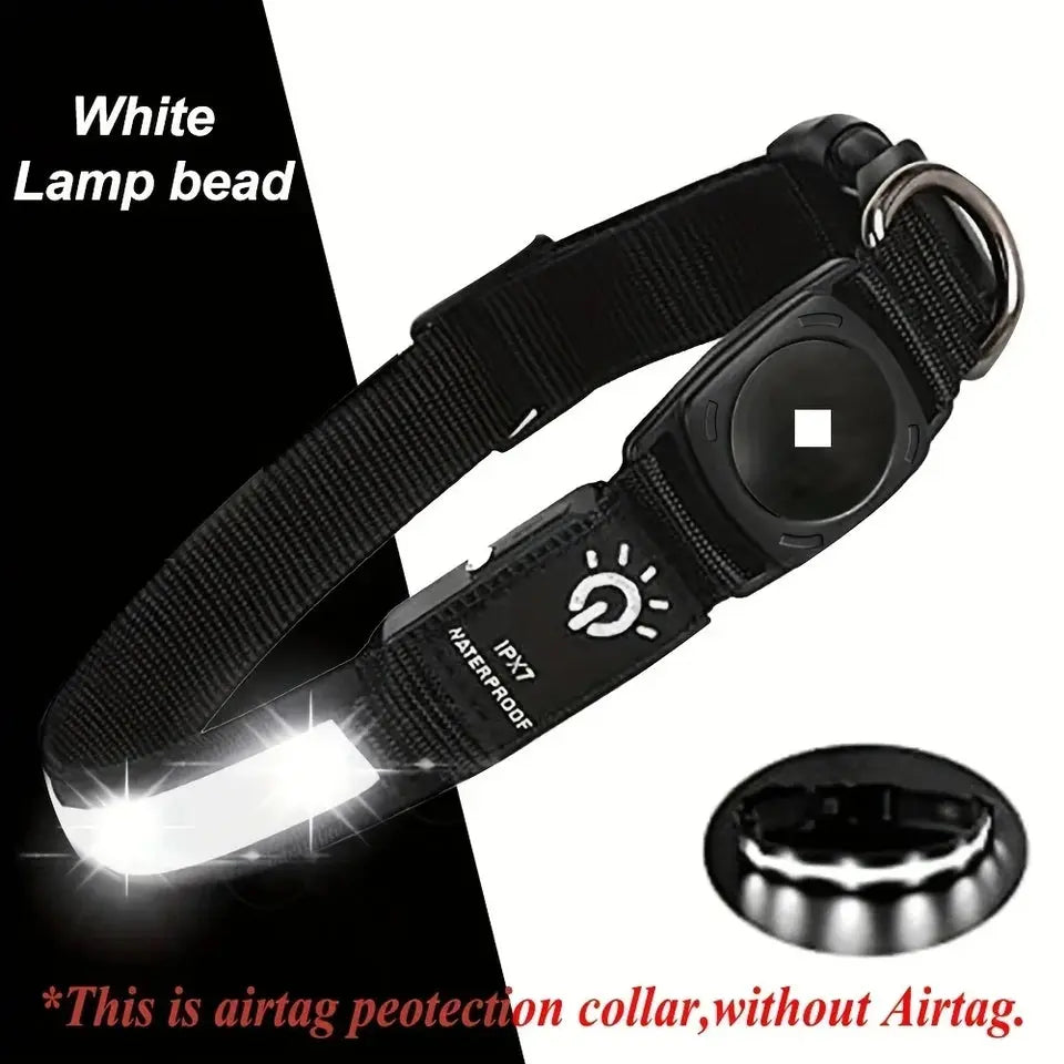 Smart Dog Collars Compatible with Apple AirTag Trackers